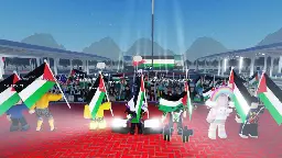 Kids on Roblox are hosting protests for Palestine | TechCrunch